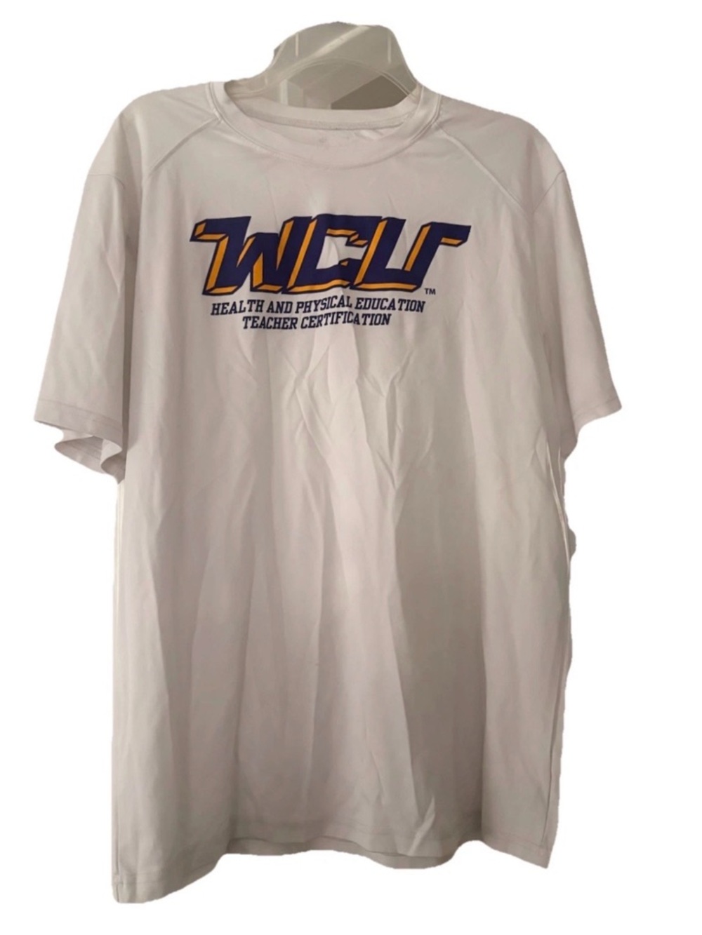 Badger Men’s West Chester University Health & Phys Ed Shirt White Med